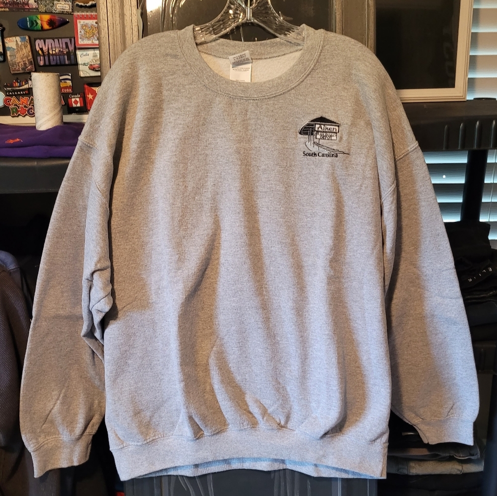 Aiken SC Railroad Depot Tourism Gray Sweatshirt NEW XL